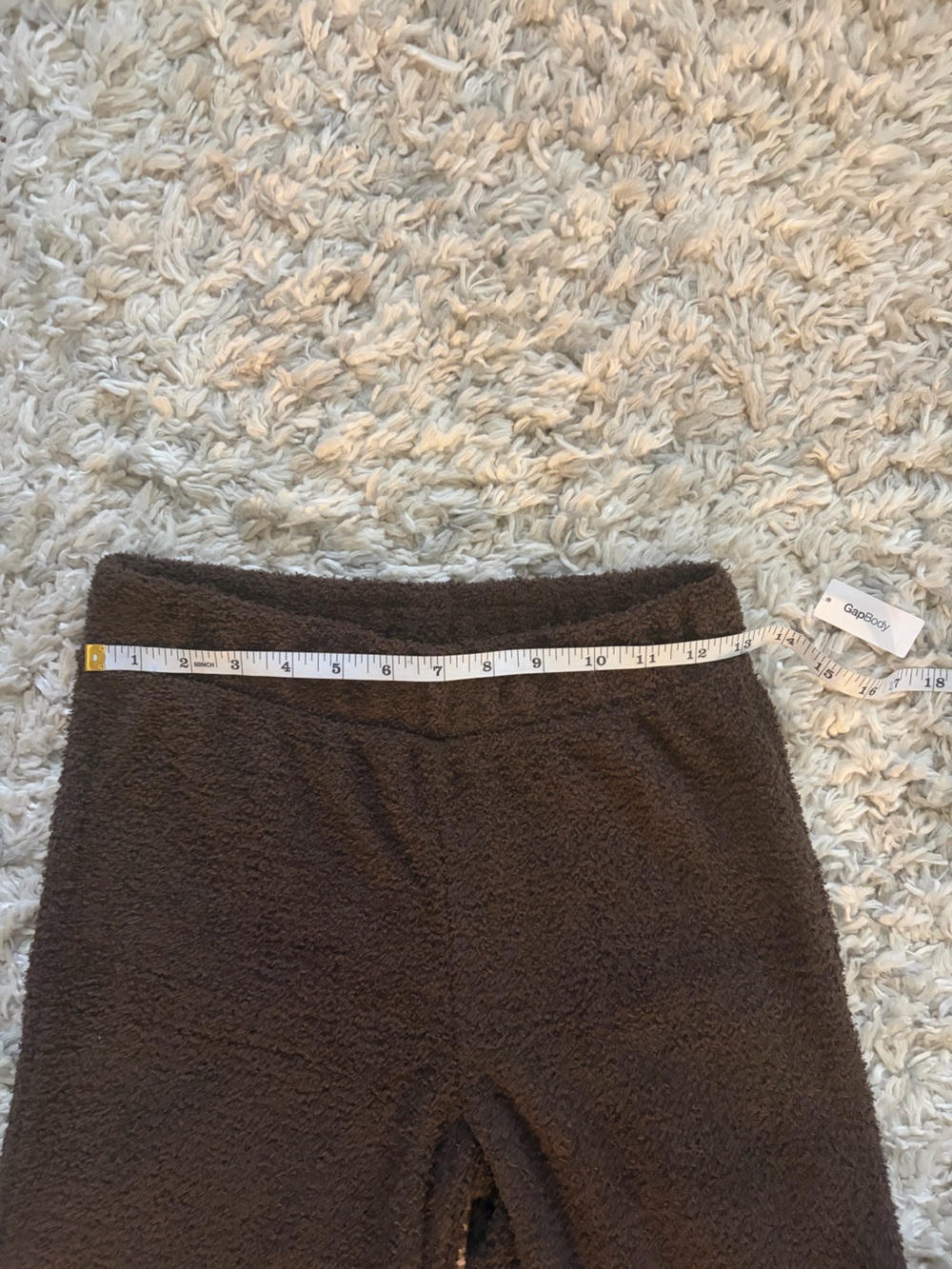 GAP Wide-Leg Fleece Lounge Pants in Chocolate Brown NWT - Picture 5 of 6
